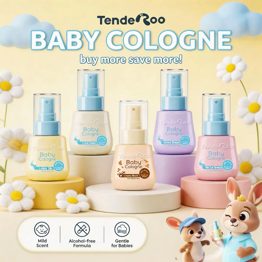 Tenderoo Baby Powder Colognes Perfume Fragrance Gentle Formula 50ml