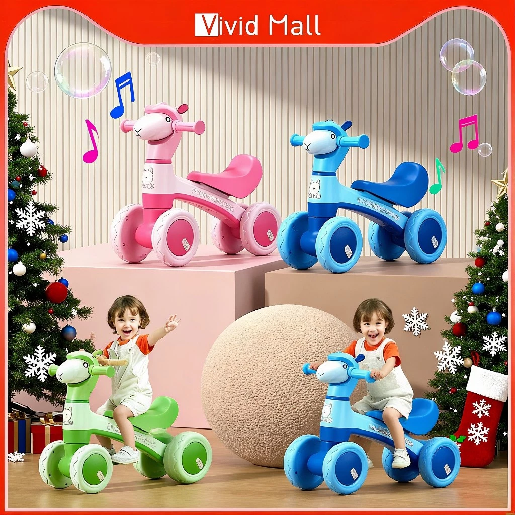 Vivid Electric 1 6Y Bike For Kids Balance Bike Toddler bike Car For Kids Scooter Light&Music&Bubble