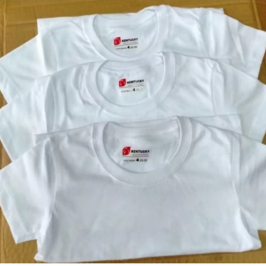Fashion Unisex Plain White Round Neck T Shirt and sando For Kids
