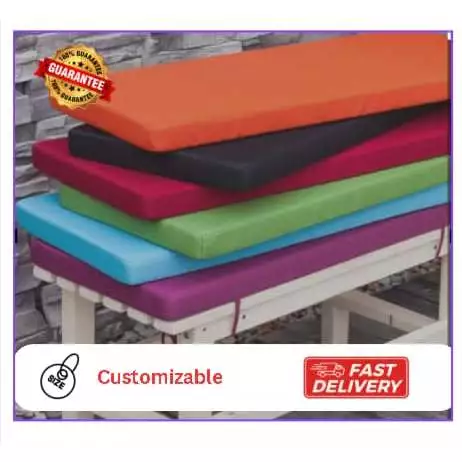 J's Uratex foam Cushion with Leather Cover for wooden sofa