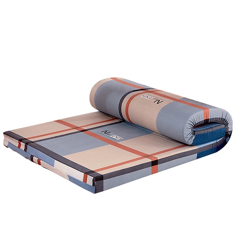 Foam mattress with zippered cover, 2 4 inch thick, home mattress, single double king size