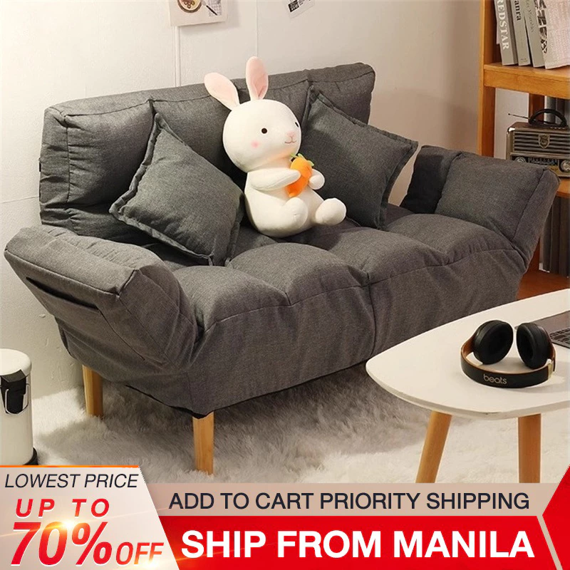 Lazy sofa simple living room double economical tatami folding sofa bed can be used in many scenes