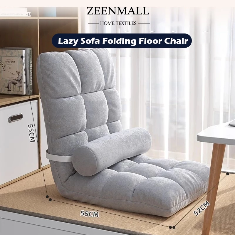 Zeen Lazy Sofa Folding Floor Chair Tatami Sofa High quality washable Backrest and Home Sofa