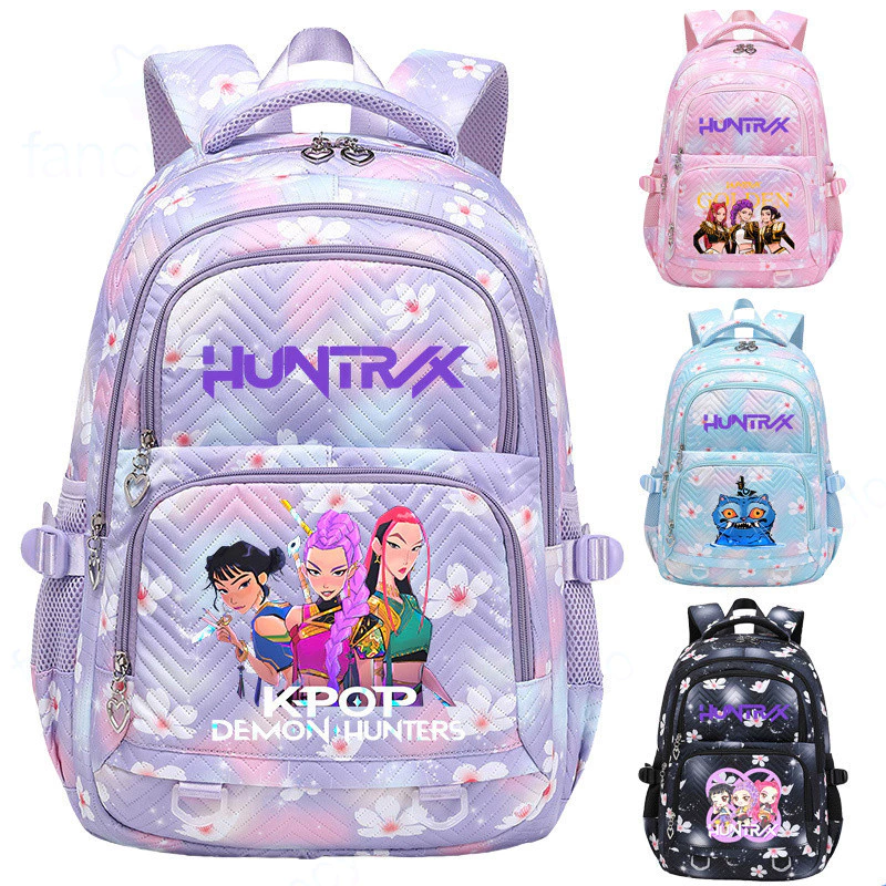 KPop Demon Hunters Large Capacity Fashion Backpack Cute Pattern Student Children Backpack#002