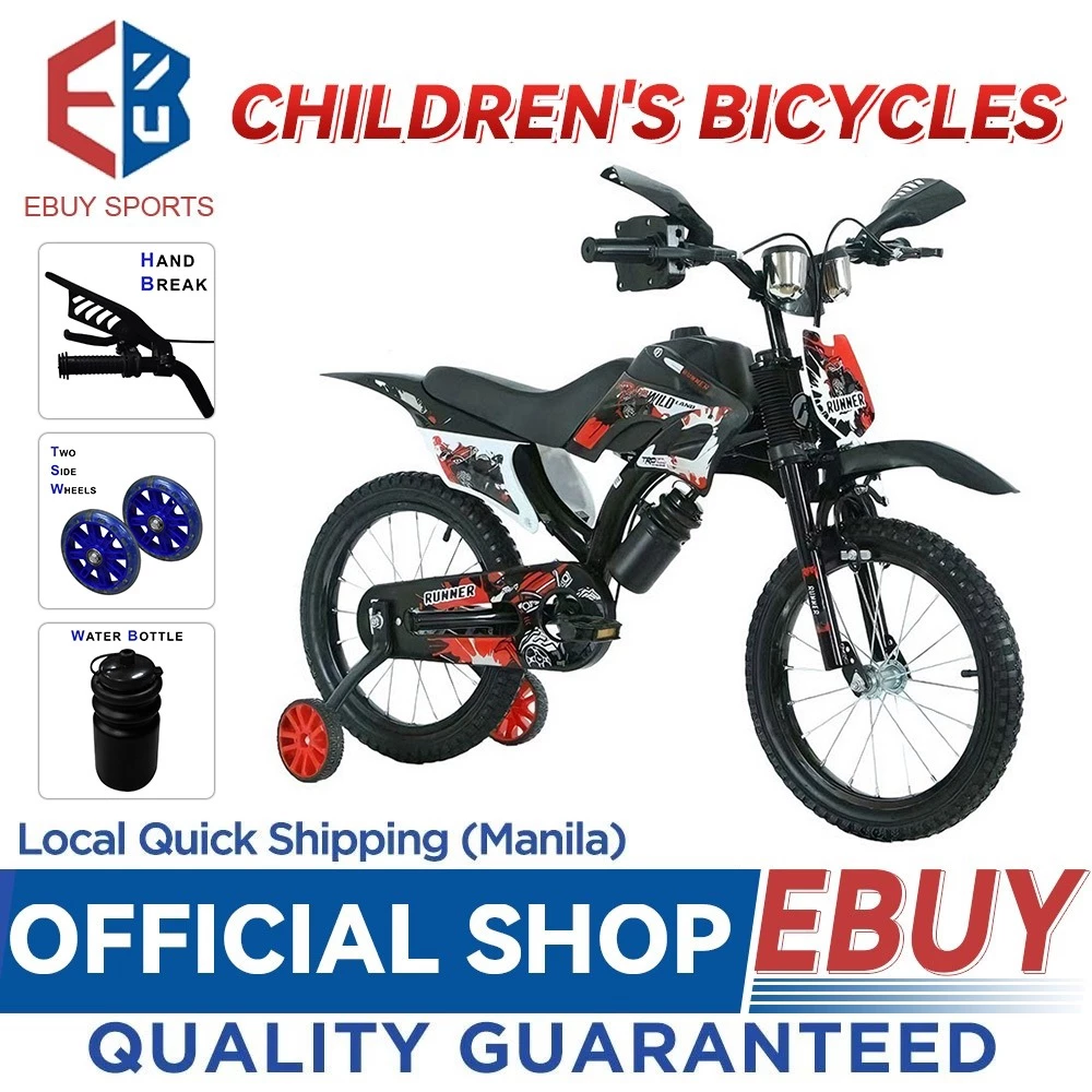 Kids Mountain Bike, 12 16 Inch Children Bicycle for Boys & Girls, Safe Cycling Bike for Elementary