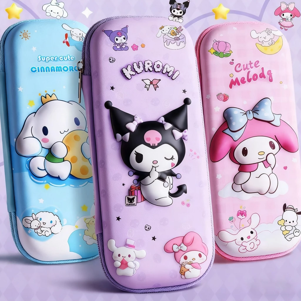 Pencil Case Big Capacity Zipper Design Portable Organizer Perfect for School Essentials Stationery