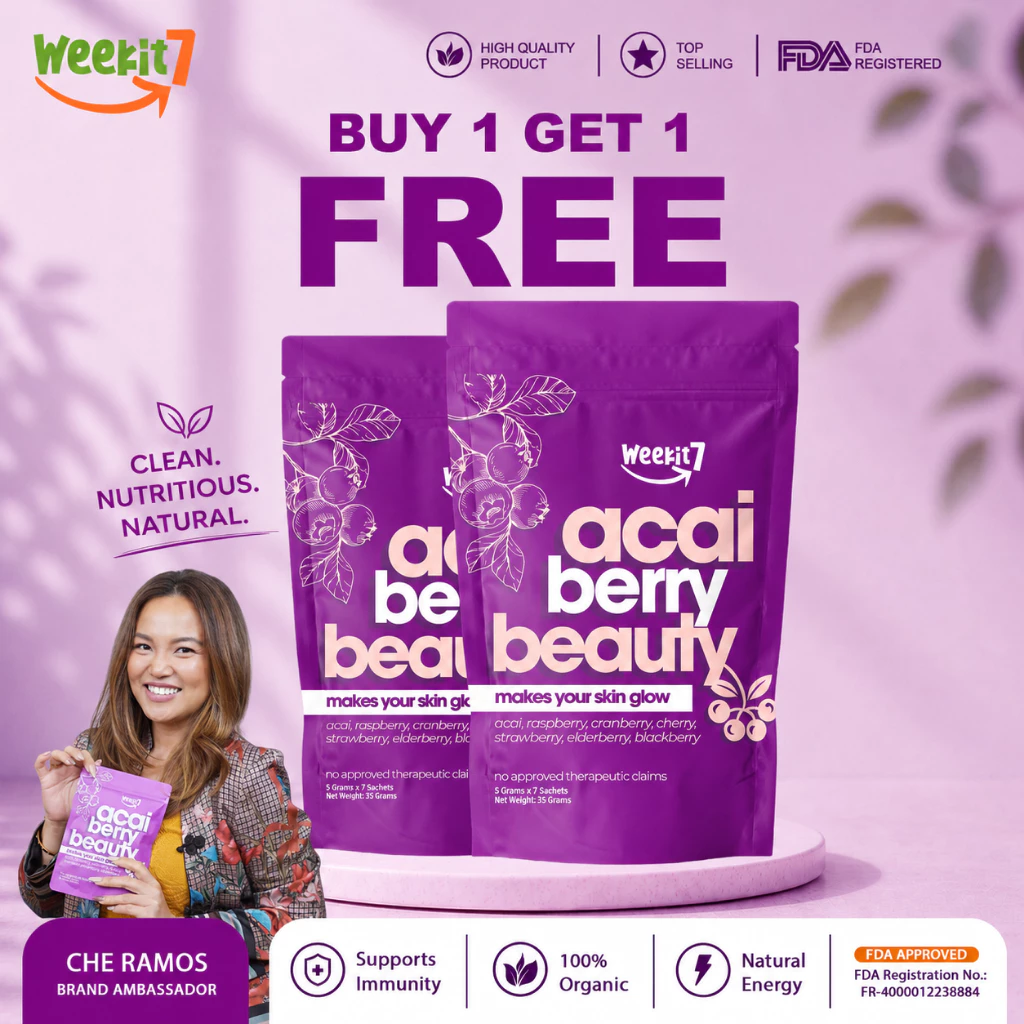 Weekit7 100% Legit Organic Acai Berry Powder Beauty Drink Superfood Smoothie Juice FDA