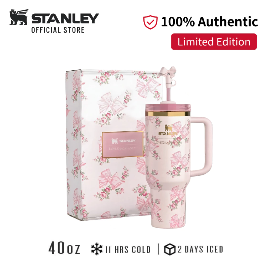 Stanley 1913 x LoveShackFancy Quencher H2.0 Flowstate Tumbler 20oz 40oz