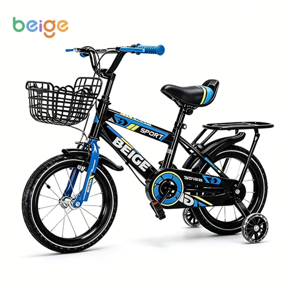 Bike For Kids 2 12Y 50kg Removable Training Wheels 6 Height 4 Colors Adjustable Seat