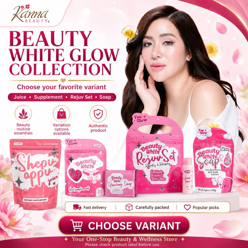 YouGlowBabe YGB Beauty White Capsule Shepu Appu Apu Beauty Drink White Soap White Rejuv Set Kit