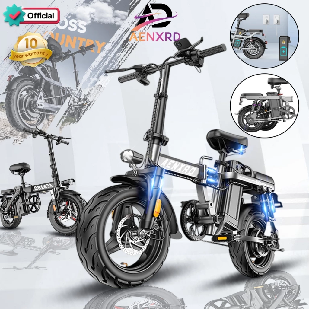Electric bike for adult foldable Two Wheels e bike 48V20A 14 inch Multiple shock absorbers ABS brake