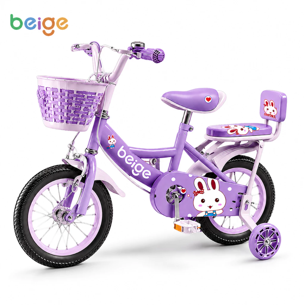Bike For Kids Girl Height Adjustable 12 16 18 Inch With Training Wheels 2 10 Years