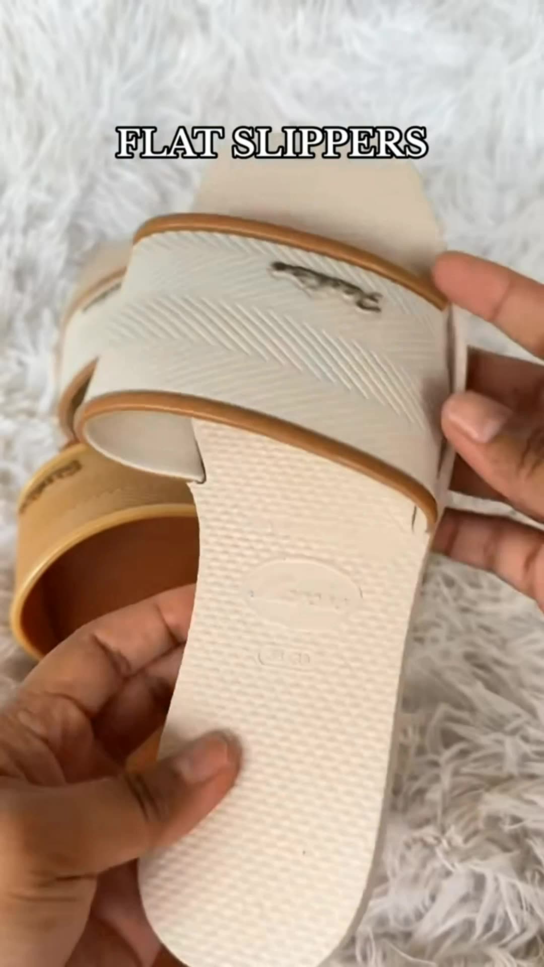 Flat Slippers #slippers #flatslippers #women #shopee #fyp
