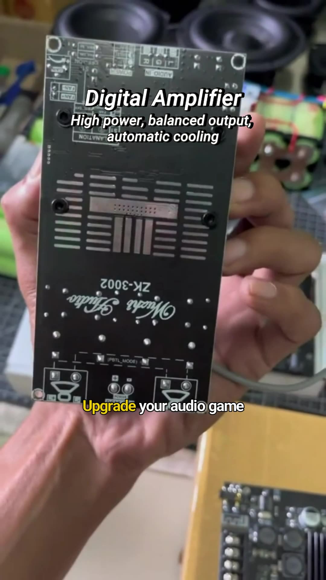 Pure Rear Digital Amplifier Board High Power TPA3255 Stereo 300W+300W Bridge Mono 600W PRO #amplifier #digital #highpower #Pure #rear