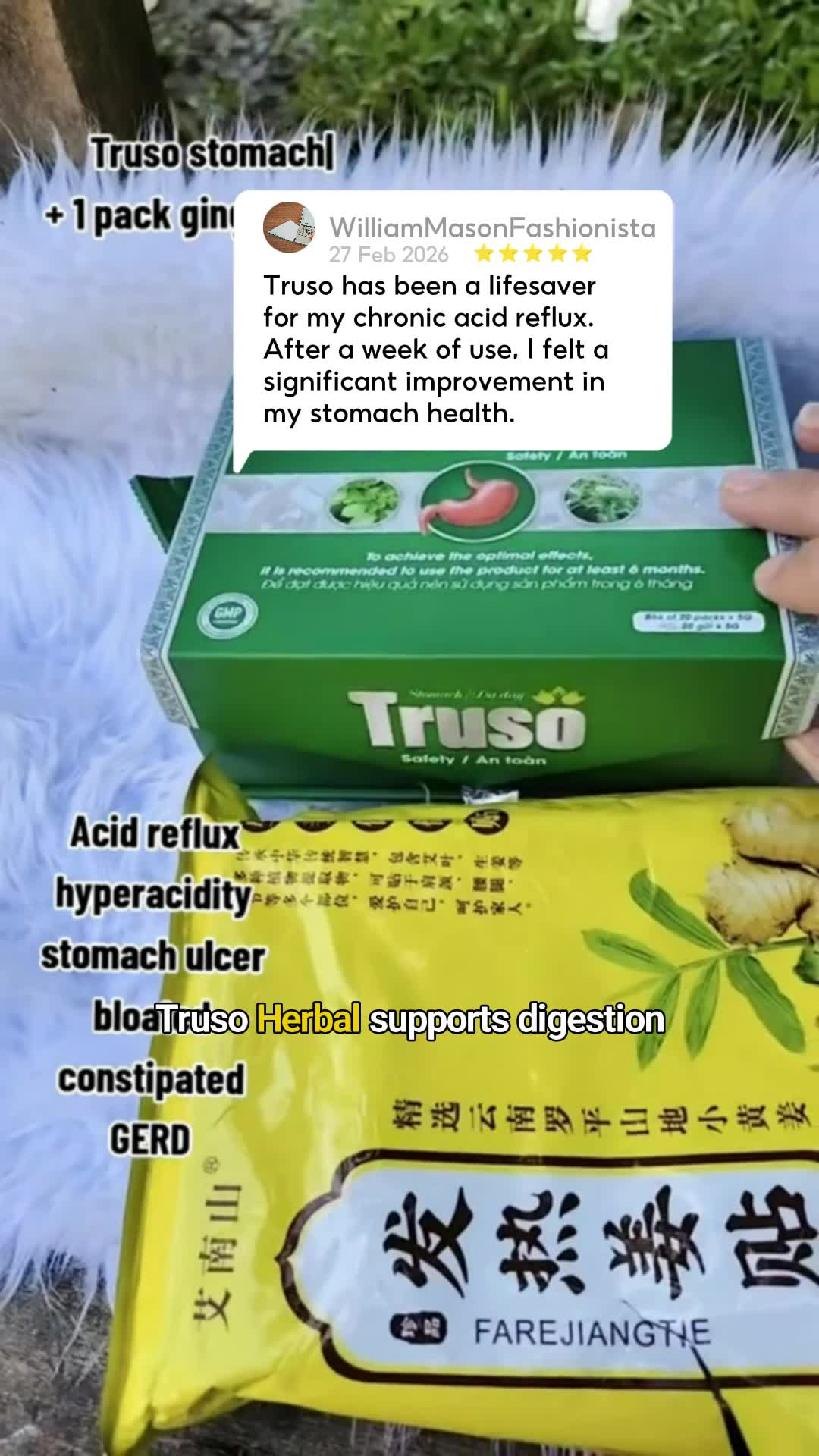 Truso for acid reflux, hyperacidity, stomach ulcer, bloating. Organic herbal tea. #truso #acidreflux #ulcer #bloating #organic #herbaltea #tea #health