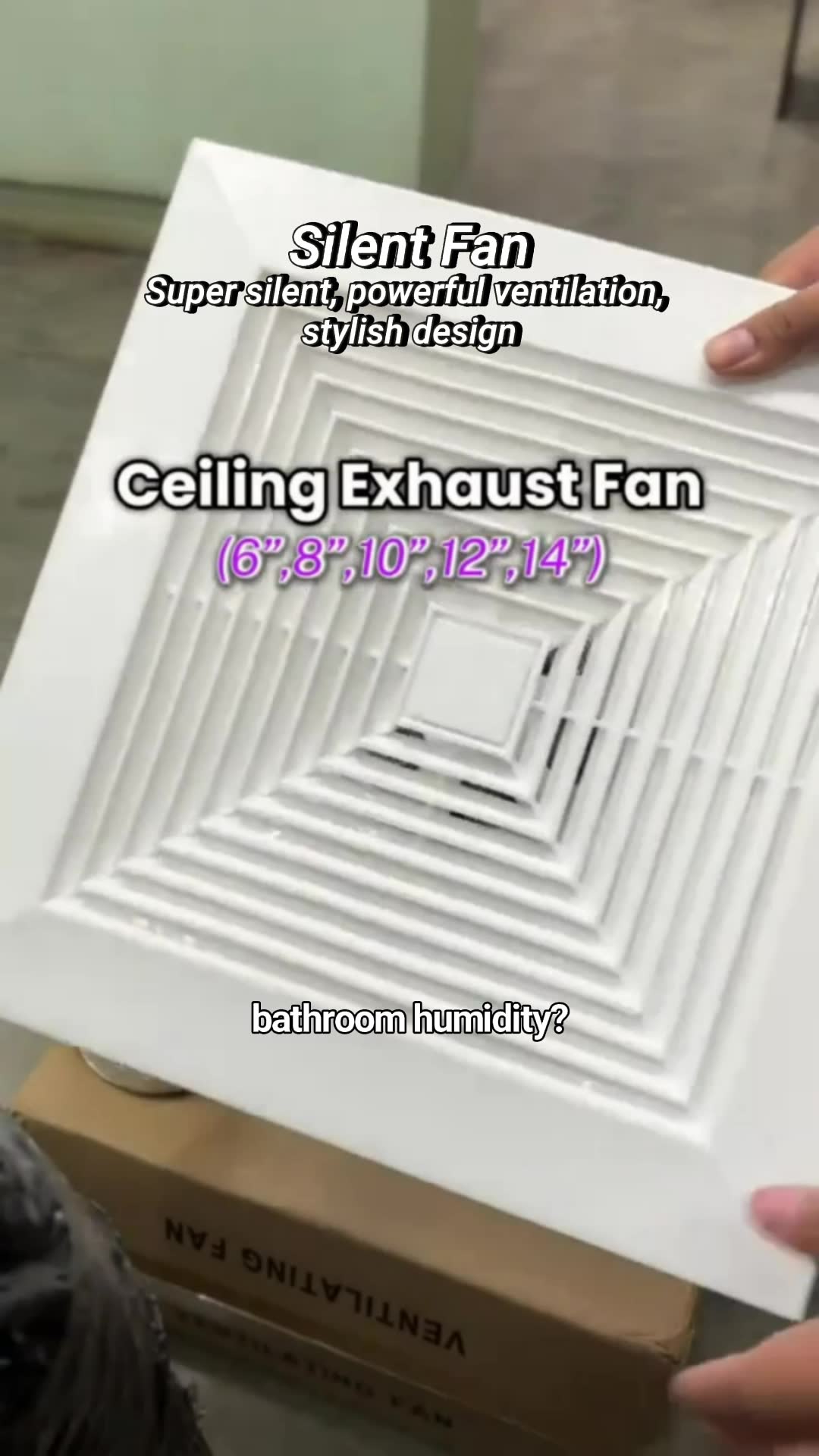 EXHAUST FAN #exhaustfan #ceilingexhaustfan #silentfan #bathroomfan #KitchenFan #MasMuraSaShopee #FreeCoinsInShopeeVideo