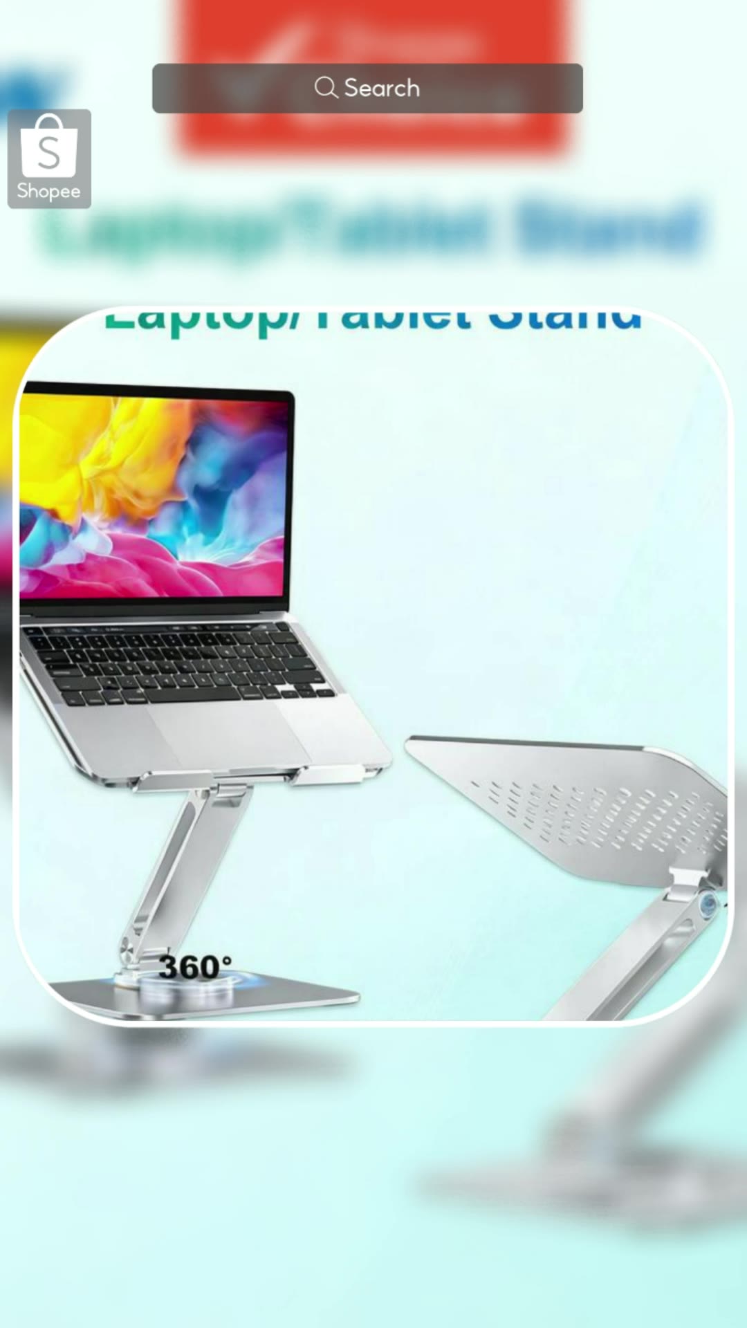 #Unew #360rotatable #laptopstand #metal #aluminum #laptopholder #adjustable #siliconbase