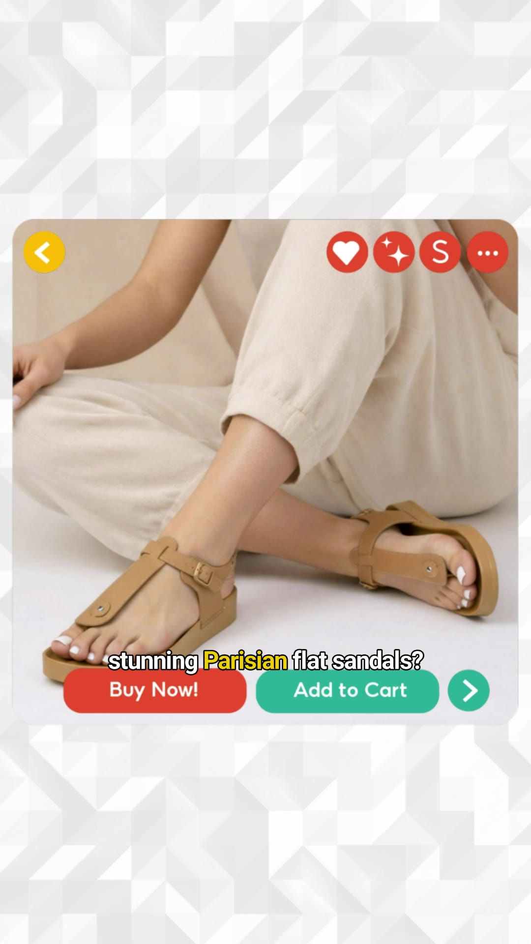 Parisian Women's Belle Flat Sandals #Parisian #sandals #women #belle #flat #ShopeePH #ShopeePHCommsXTRA