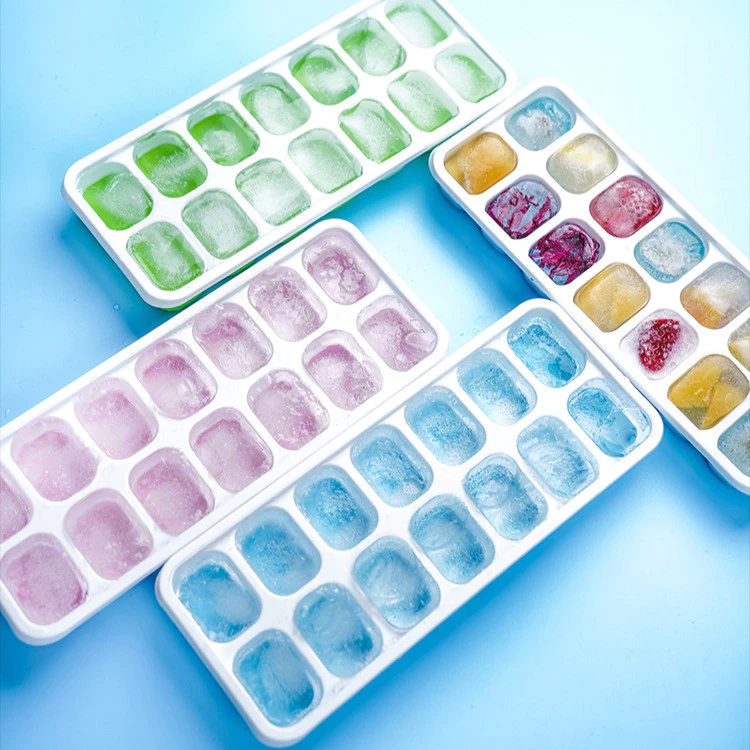 14 Grid Ice Cube Tray Silicone Mold Square Ice Cube Tray Mold Ice Cube Maker Non toxic Durable Maker