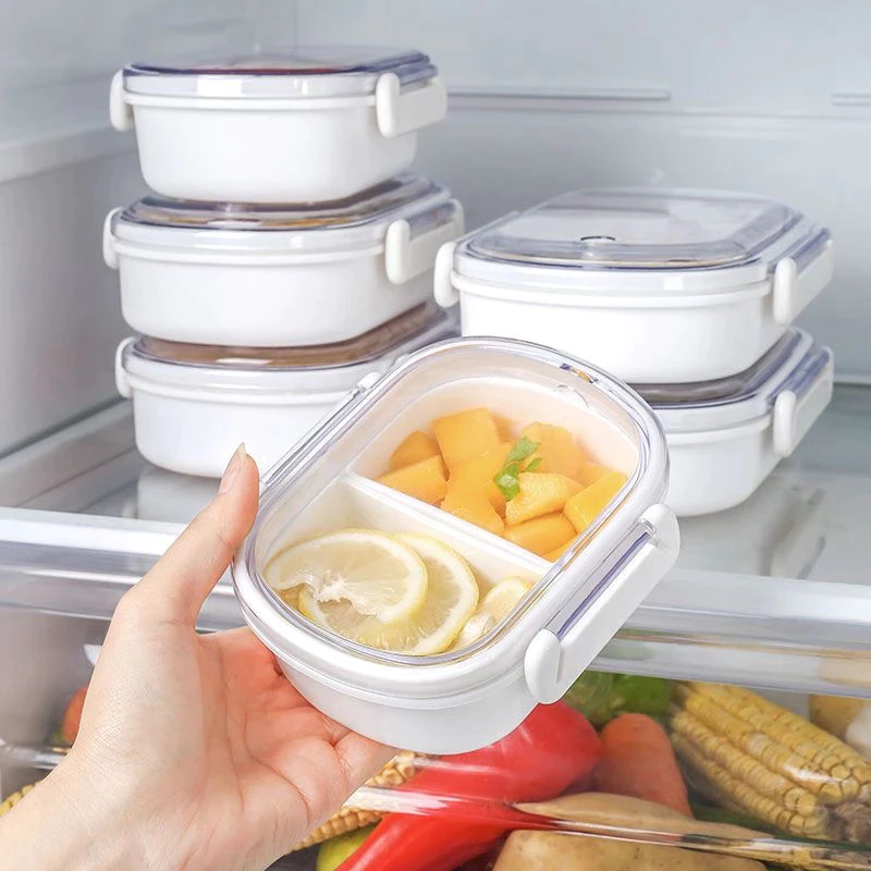 Microwave Safe Refrigerator Box Removable Compartment Keep Fresh Fruit Lunch Box Bento Box
