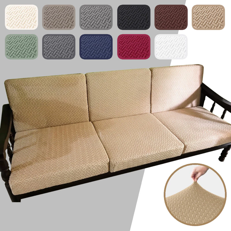 Seat Cushion Cover Width 50 60cm T Shaped jacquard Fabric Sofa Seat Cover Household Decor Cushion slipcover