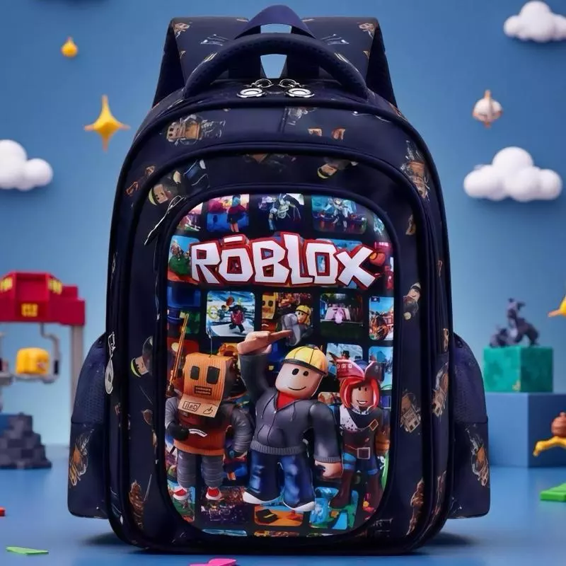 3D 13inches Kids Backpack Grade School Backpack Cartoon Bagpack Lightweight Waterpfoof Bag For Kids