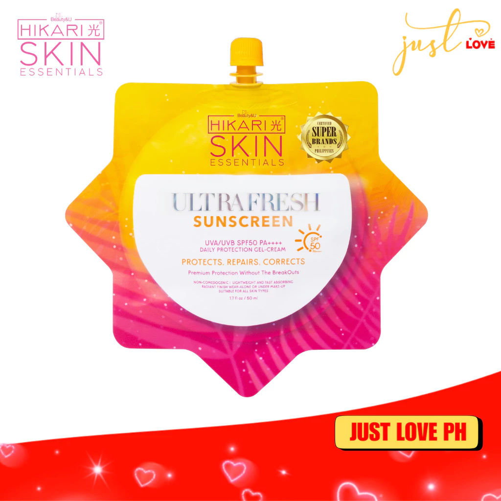 Hikari Skin UltraWhite UltraFresh Sunscreen SPF50 50ml ( Packaging)