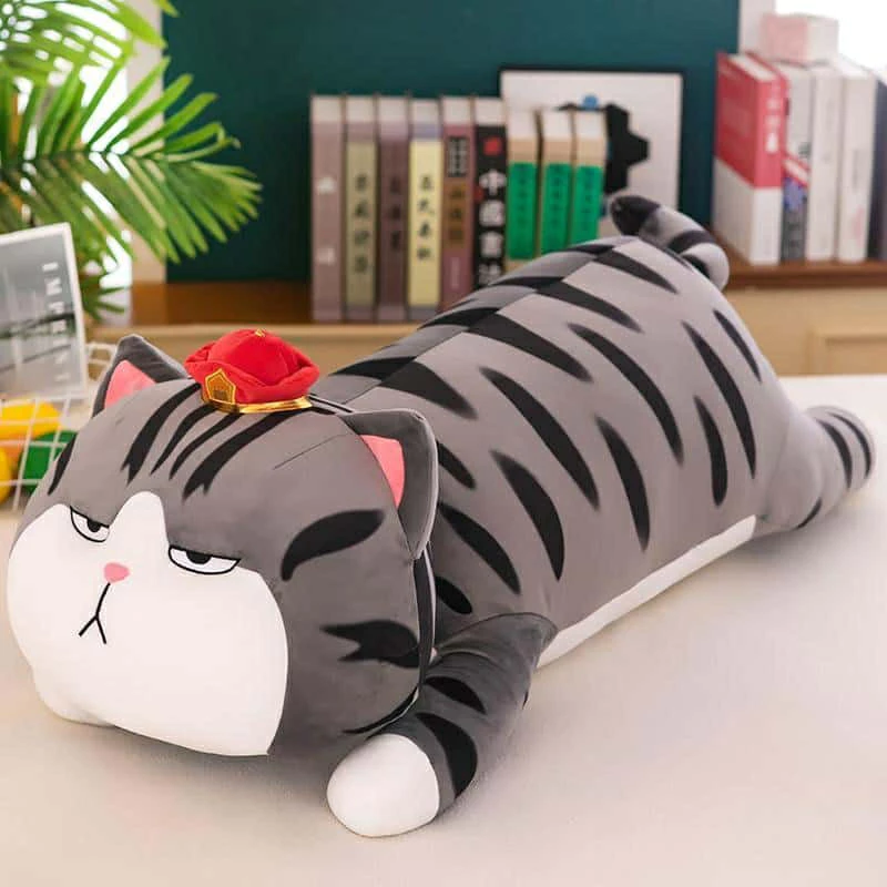 (70 120cm) Long Cat Plush Stuffed Toy Plushie Pillow High Quality Durable Soft